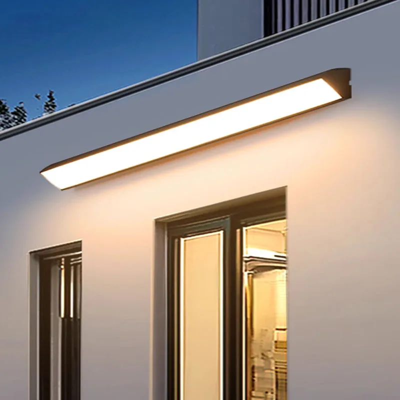 

Aluminum Solar Light Modern Minimalist Wall Lamps Villa Courtyard Balcony Outdoor Lamp Waterproof Tricolor Home Lighting Lights