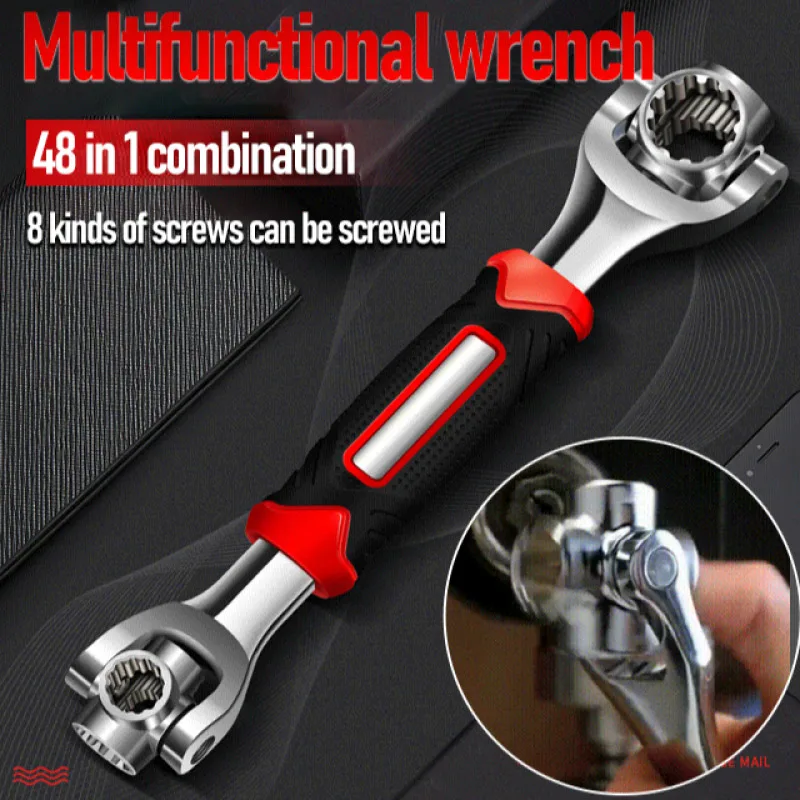 Multifunctional rotating wrench 48 -in -1 wrench multi -function wrench rotation wrench