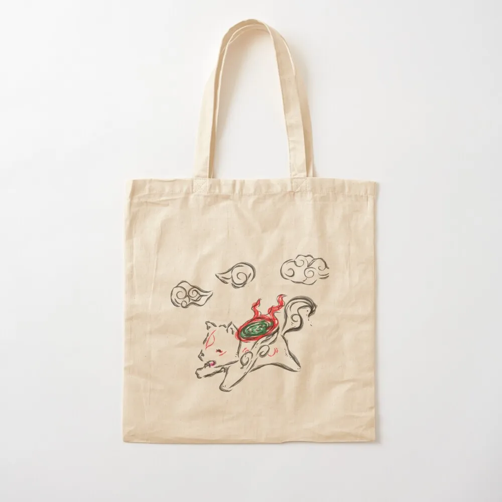 

Okami Den Tote Bag Portable shopping bag tote bag screen hand bags tote