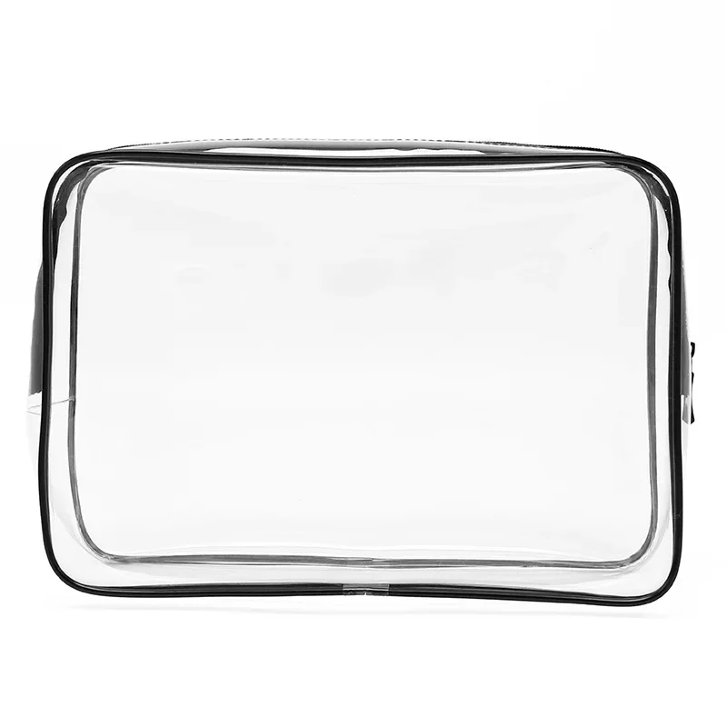 1PC Small Large Transparent Cosmetic Bag PVC Women Clear Makeup Bag Case Travel Make Up Organizer Storage Bath Toiletry Wash Bag