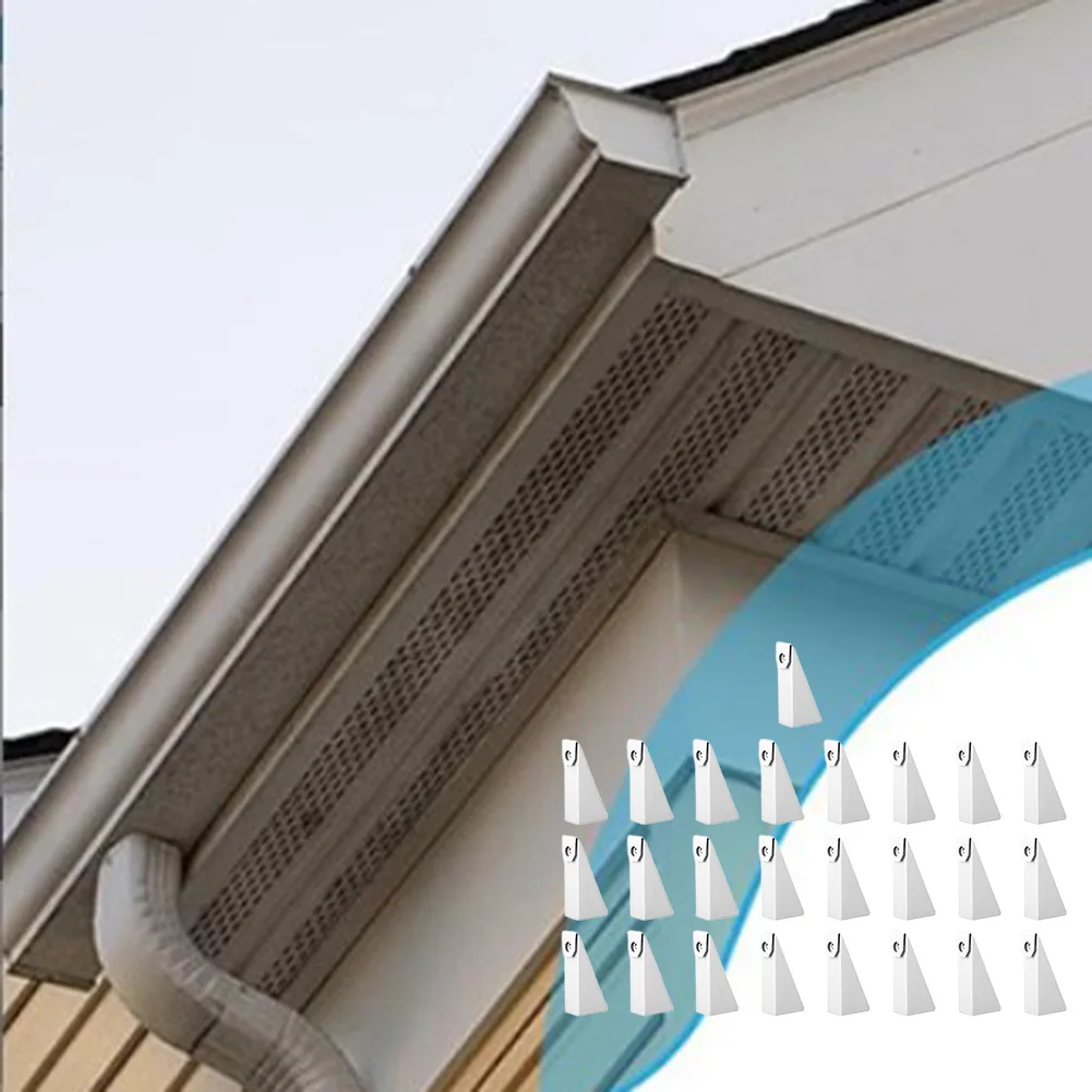 

Aluminum Gutter Wedges 25 Pack for 5 Inch K Style Gutters Designed to Maintain Proper Slope and Prevent Water Damage