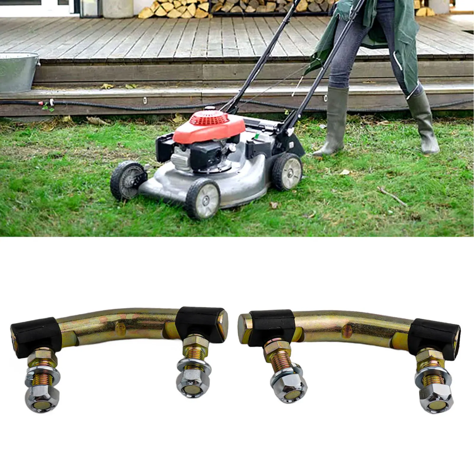 For Craftsman Compatible Drag Link Sub Assembly Tie Rods Set of 2 Fit Models 436887 and 583513501 Part No 597069702