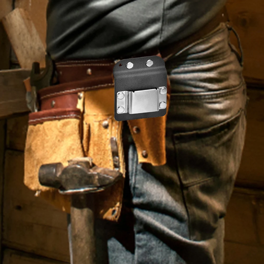 

Clip On Tool Belt Drill Holder Holster Tool Belt Clip Tape Measure Holder Tool Belt Clip Holder for Cordless Drill Impact Nailer