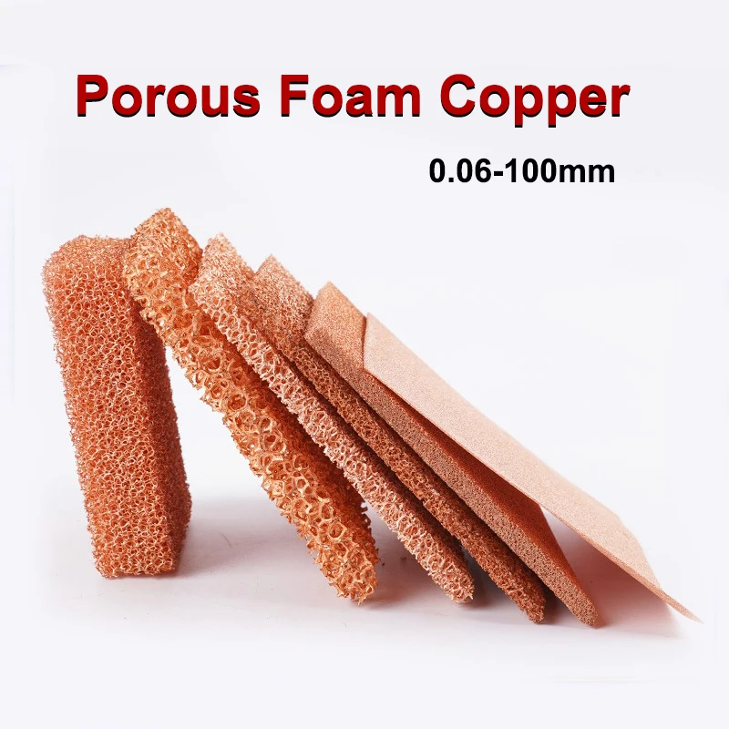 Porousity Porous Copper Metal Foam For Catalysts And Electrode Materials Cu Foam Copper Sheet Catalyzer Metal