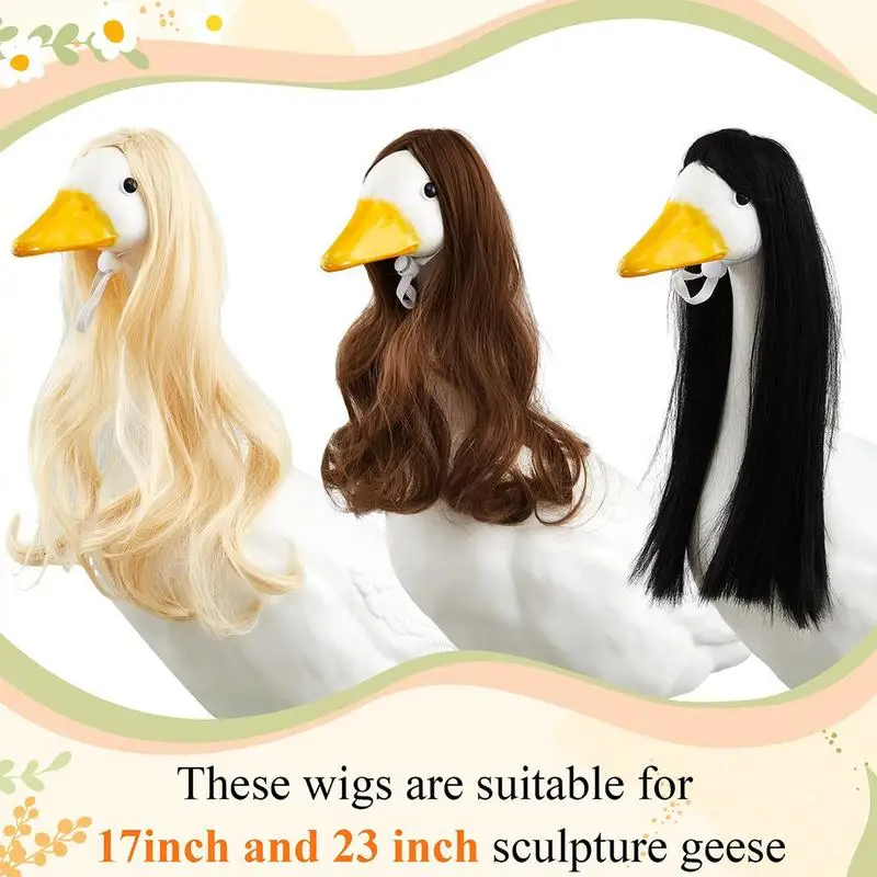 Porch Animal Costume 3 Pieces Outdoor Porch Animal Curly S Waterproof Headwear All-Weather Sculpture Costume For Backyard Lawn