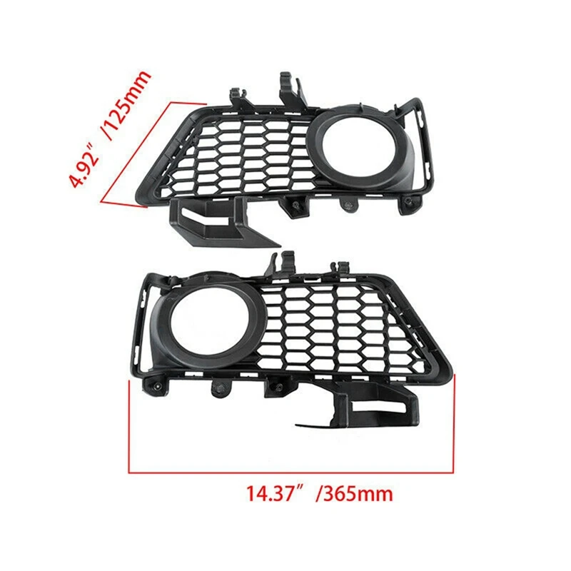 51118054156 51118054155 Front Bumper Fog Lamp Frame Grille Fog Lamp Grille Car Parts For BMW 3 Series F30 F31 F35 2012-2018