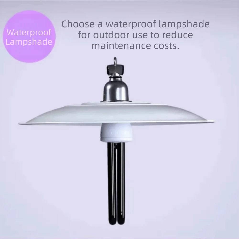 

Straight Bulb Purple Light UV Light Bulb Black 220V E27 Base Black Light Low Energy CFL Bulb Germicidal Lamp Aquaculture