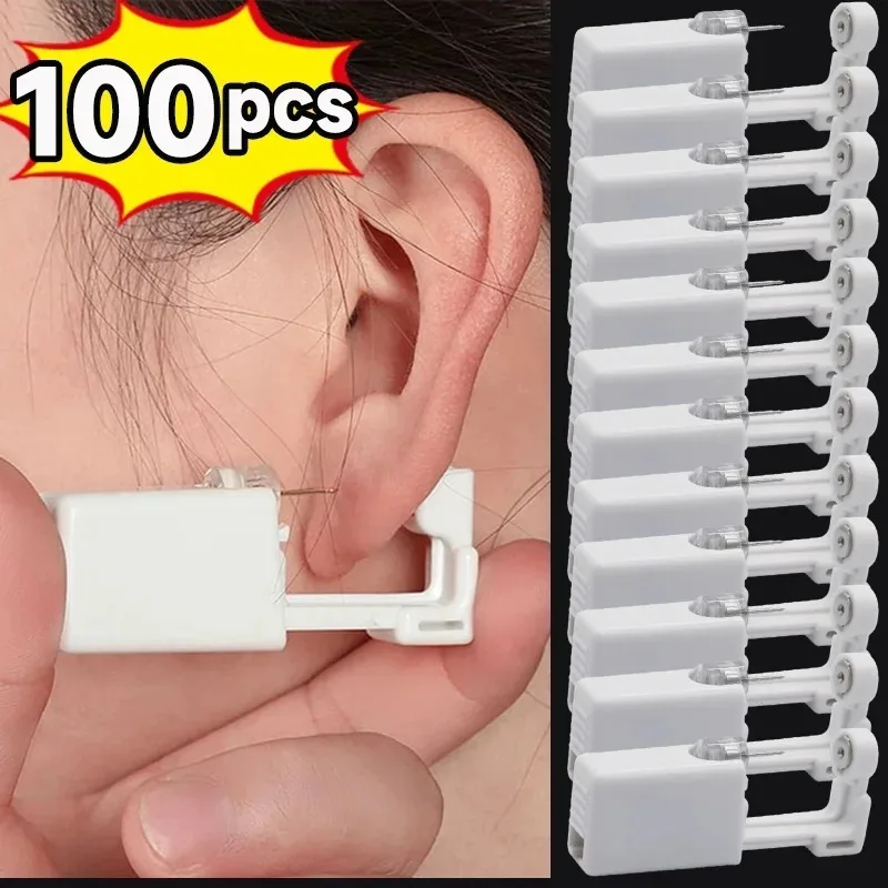 

Безопасный пистолет для пирсинга ушей, комплект для женщин и мужчин, одноразовое устройство для пирсинга ушей без воспаления, простой повседневный модный инструмент для пирсинга ювелирных изделий