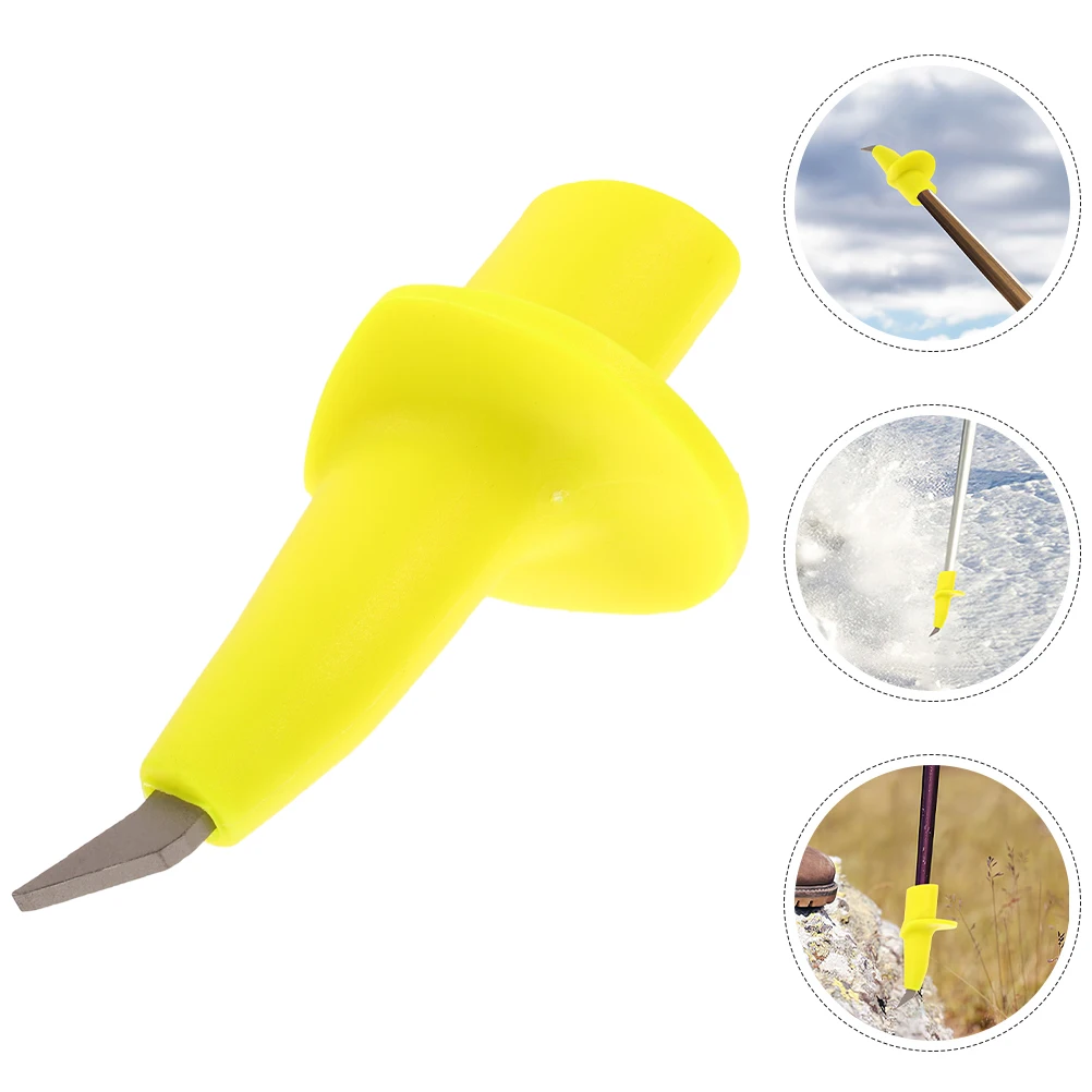 

4 Pcs Hiking Pole Tips Tungsten Steel Trekking Walking Stick Crutches Accessories Lightweight