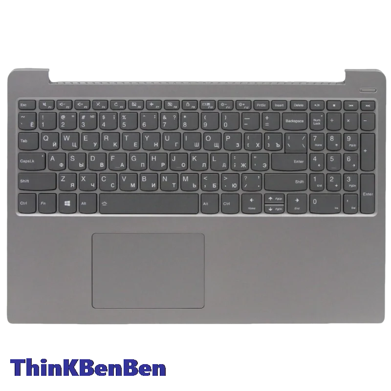 RU Russian Mineral Gray Keyboard Upper Case Palmrest Shell Cover For Lenovo Ideapad 330S 15 15IKB 15AST 15ARR 5CB0R58139