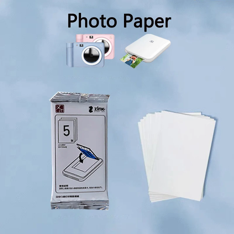 20/40 sheet HPRT MT53 Photo Paper Printing Paper Z1 Printer Photo Paper Three Inches Card Paste Adhesive-backed Photo Paper