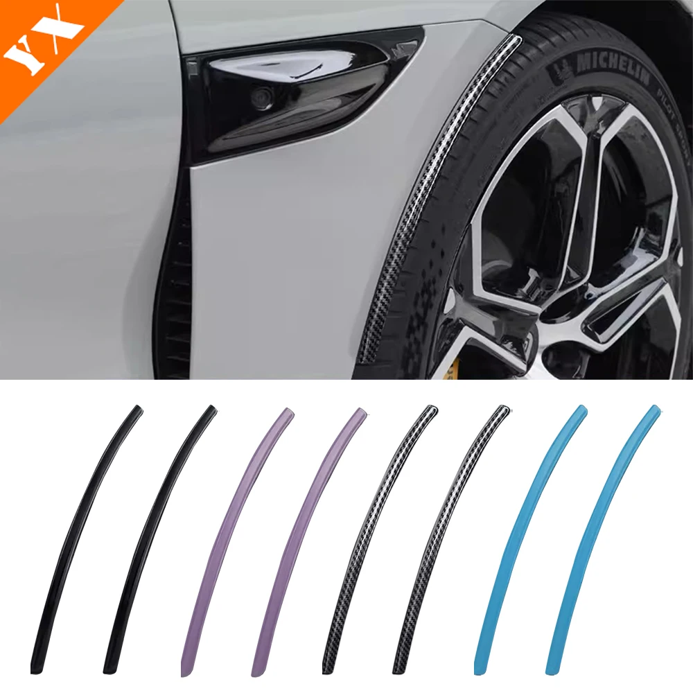 For xiaomi SU7 Pro MAX Accessories 2024 Car Mud Blocking Strip Camera Front Wheel Arch Radar Side Wing Mud Blocking Fender 2pcs