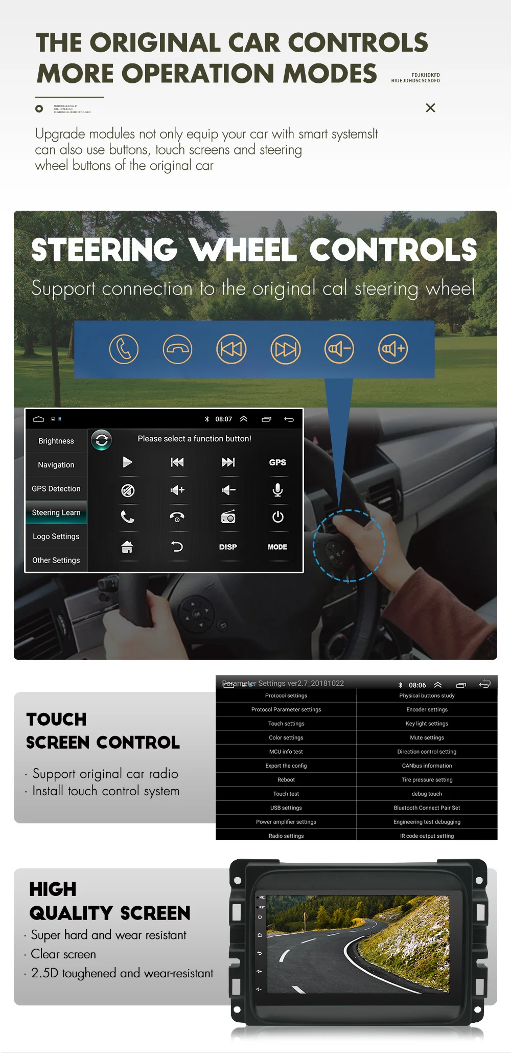 أندرويد 11 7 بوصة راديو السيارة ل دودج رام 1500 2500 2013-2018 مشغل وسائط متعددة عرض CarPlay أندرويد السيارات ستيريو FM رئيس وحدة