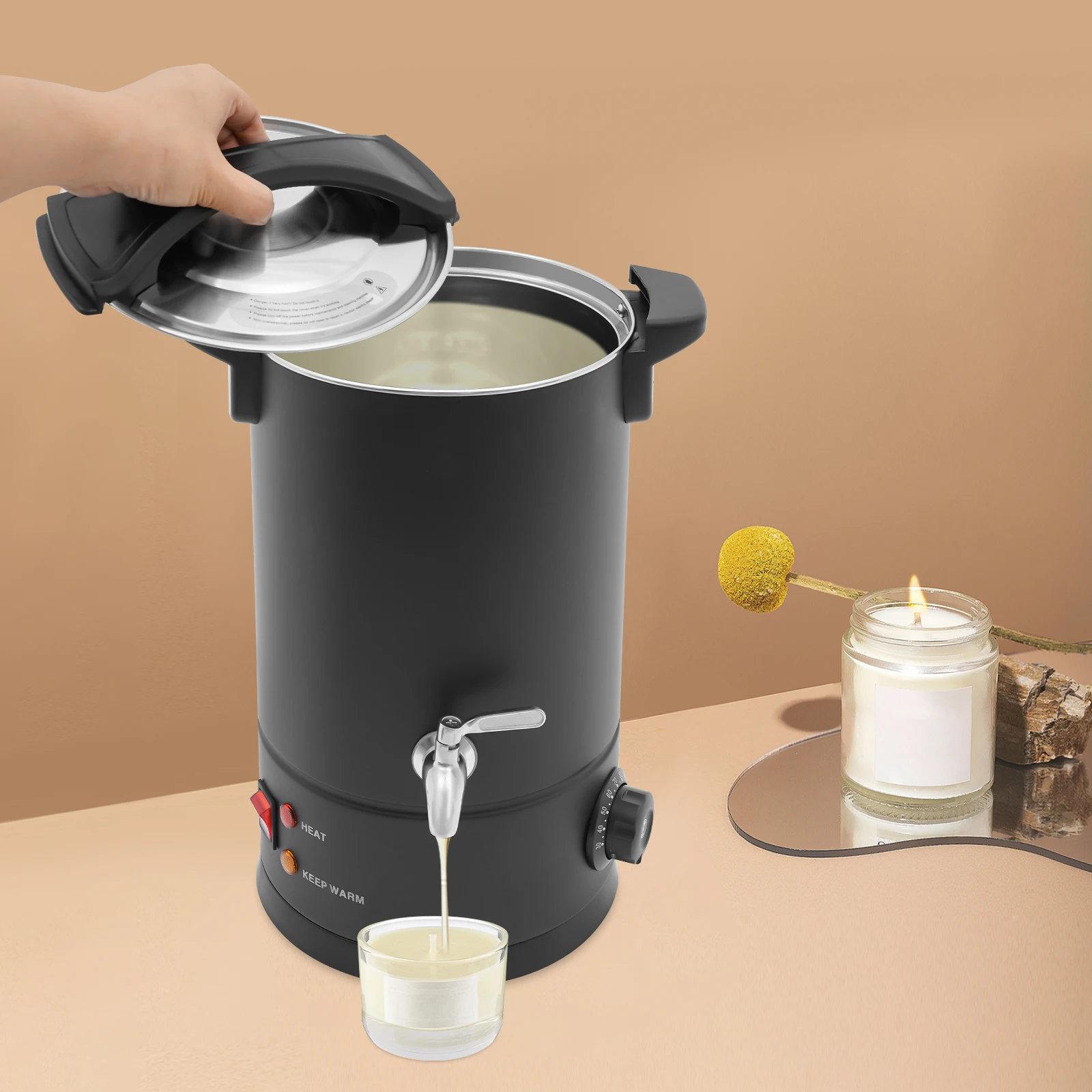 Electric Wax Melt Oven,Anti-Dr - Candle Wax Scale 评论和价格