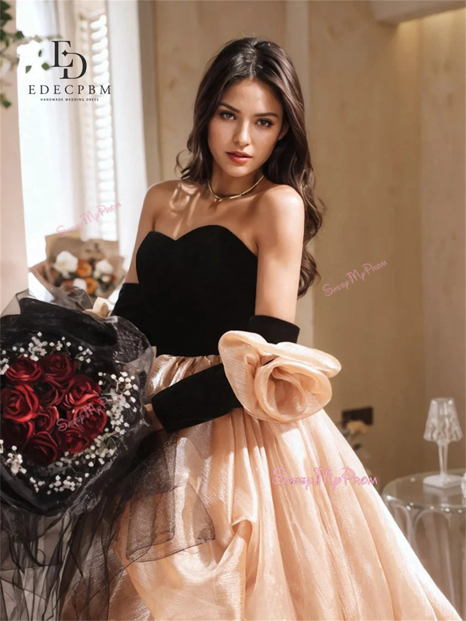 

EDECPBM Customized Wedding Party Dresses New Dress Special Occasion Dress Evening Gown Elegant Gowns Dresses 2025 Women Grace