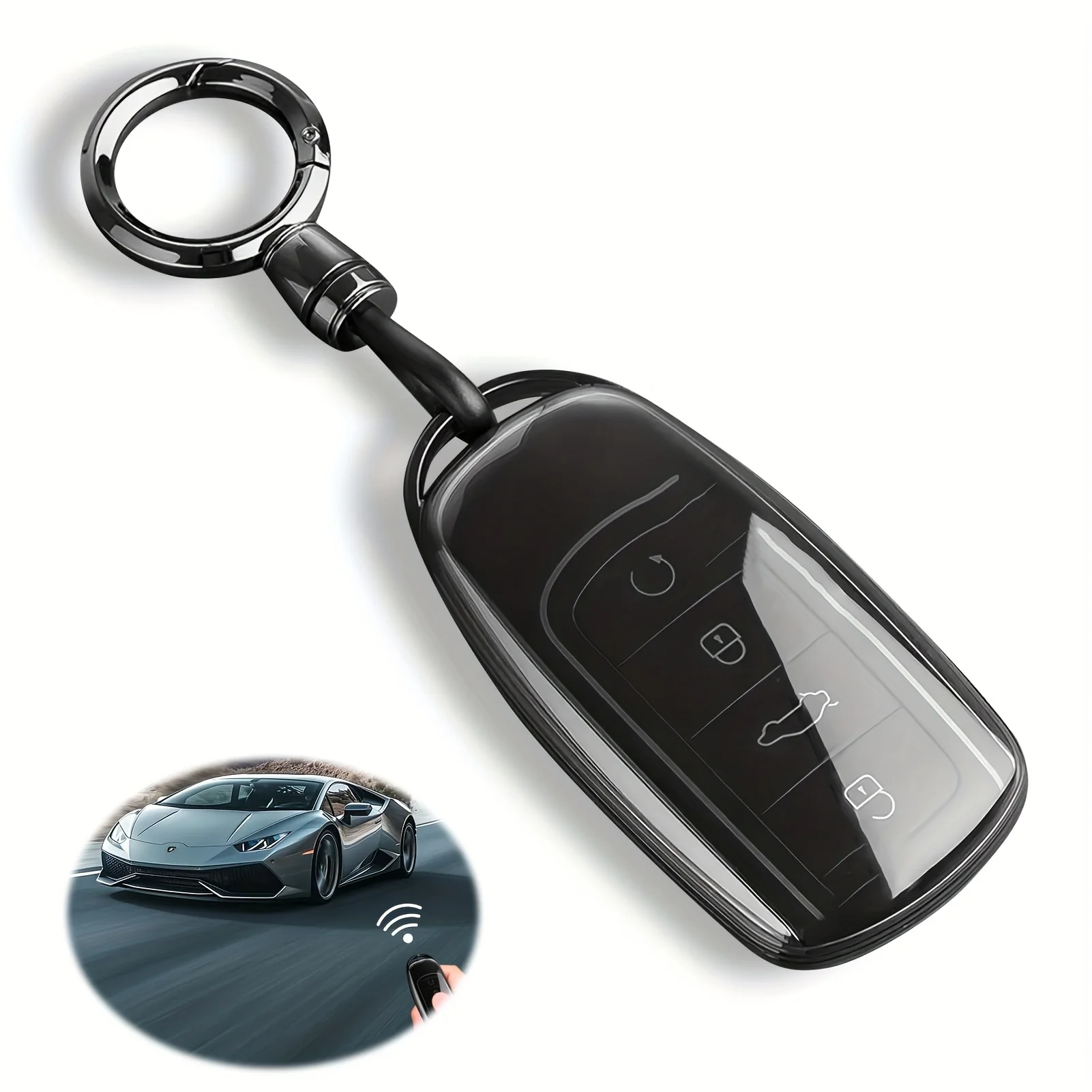 

Full Wrap Car Key Case Shell Anti-Drop Key Fob Cover For Chery Tiggo T6 T8 5X Explore 06 For Fengyun A8L Auto Accessories