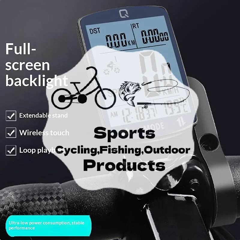 Bicycle Computer Wired Wireless 2.5 Inch Screen Backlight Speedometer Odometer Waterproof Cycling Counter For Mountain Road Bik