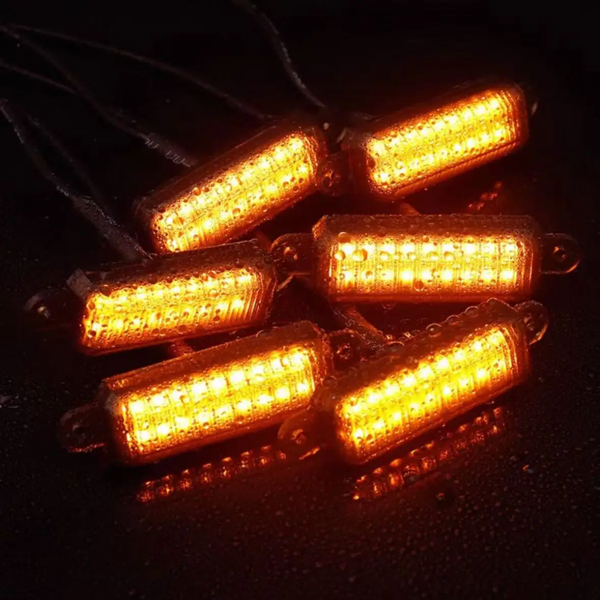 LED Front Grille Light FOR NISSAN PATHFINDER R51 Old Model Car Daytime Running Light Wheel Eyebrow Lamp For Pickup Offroad 12V