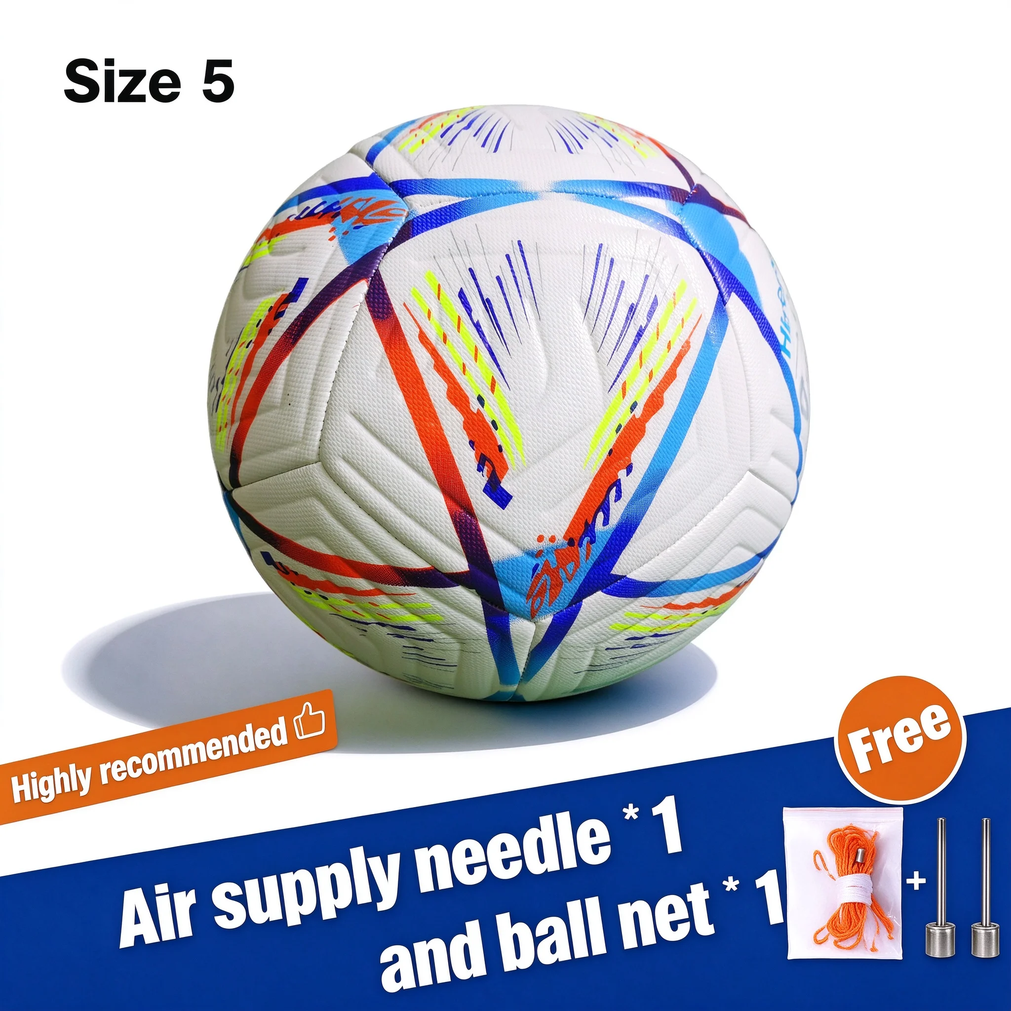 1pc No. 5 PU Classic Soccer Ball Training Competition Sports Game Wear-resistant And Explosion-proof Football..