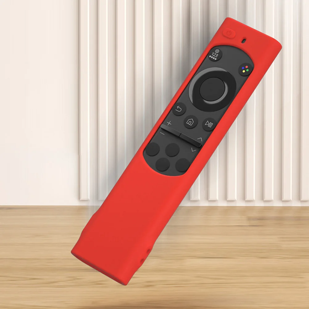 Capa de silicone para controle remoto, capa anti-queda à prova de choque para controle remoto de tv com cordão para samsung BN59-01385A 01358B 01388A 01391A