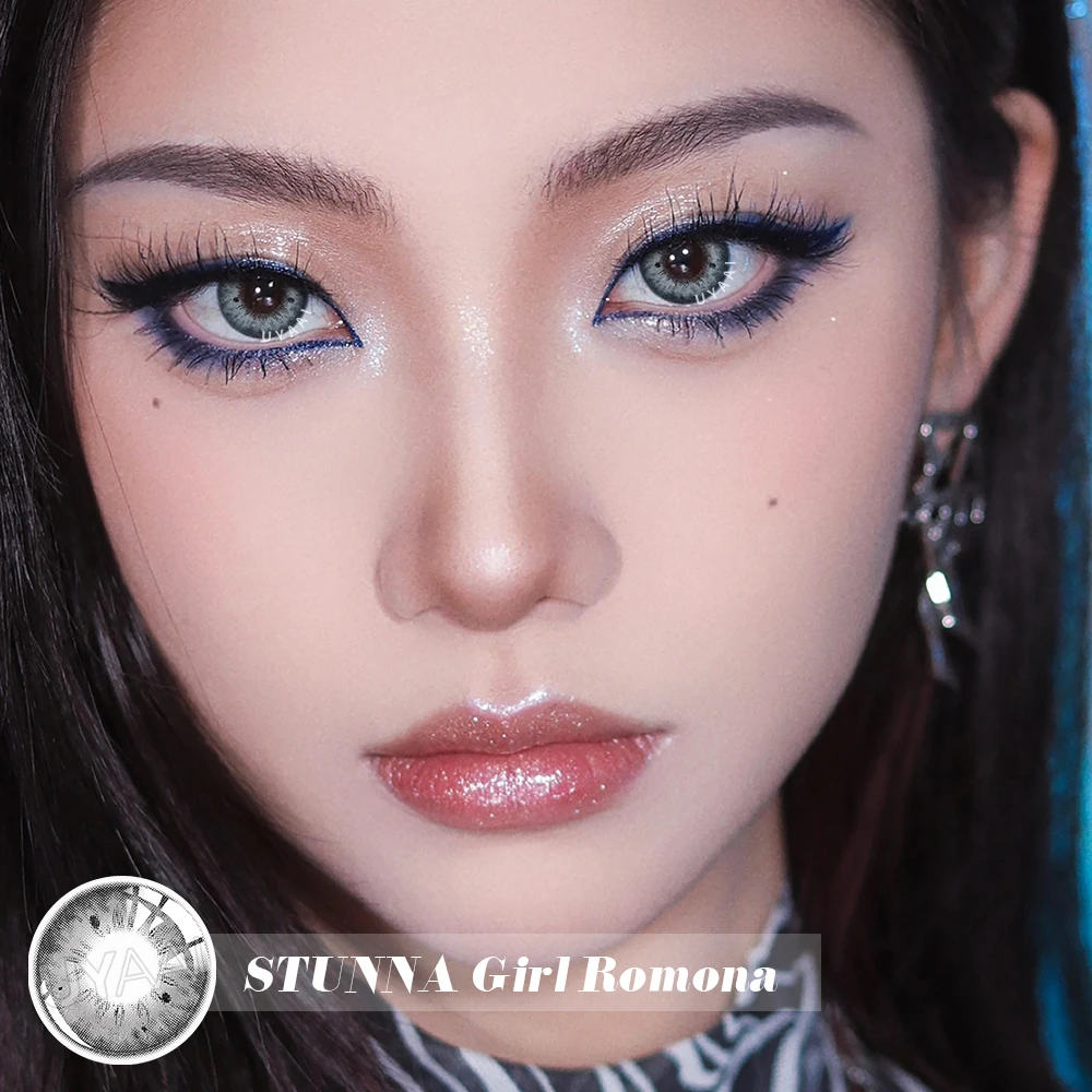 UYAAI NEUE Farbkontaktlinsen Beauty Makeups Natürliche Kontaktlinsen Grüne Kontaktlinsen Kreislinsen Blaue Linsen Braune Kontaktlinsen – Detail 14