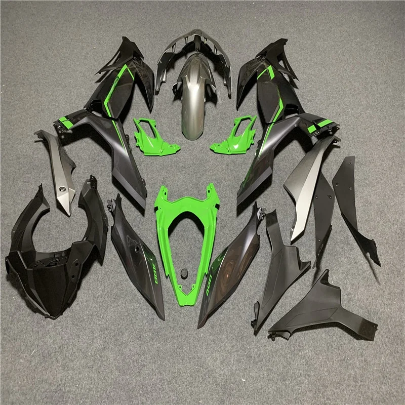 Bodywork Fairing Body Kit for KAWASAKI Z Ninja 400 2018 2019 2020 2021 2022 2023 2024 Z400 Ninja400 black green