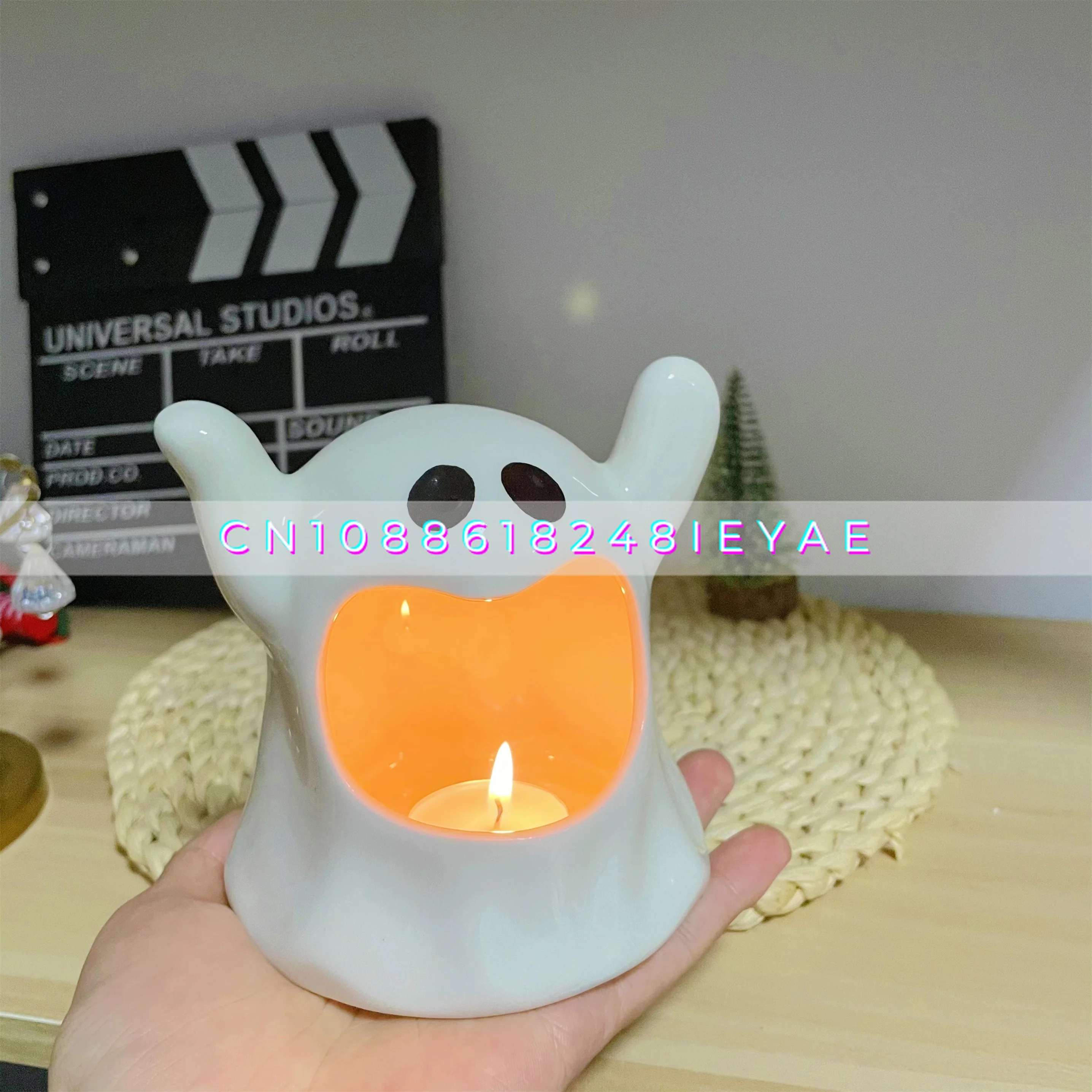 Cute Ghost Candlestick Aromatherapy Funny Gift Ornament Ideas