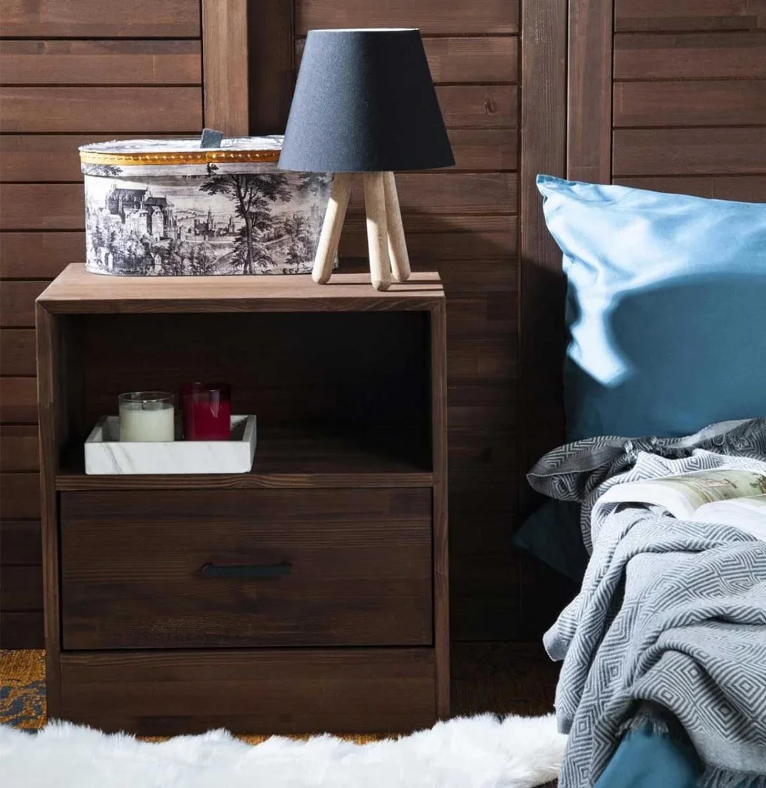 Modern Wood Furniture Nightst for Bedroom and Home Nightstand