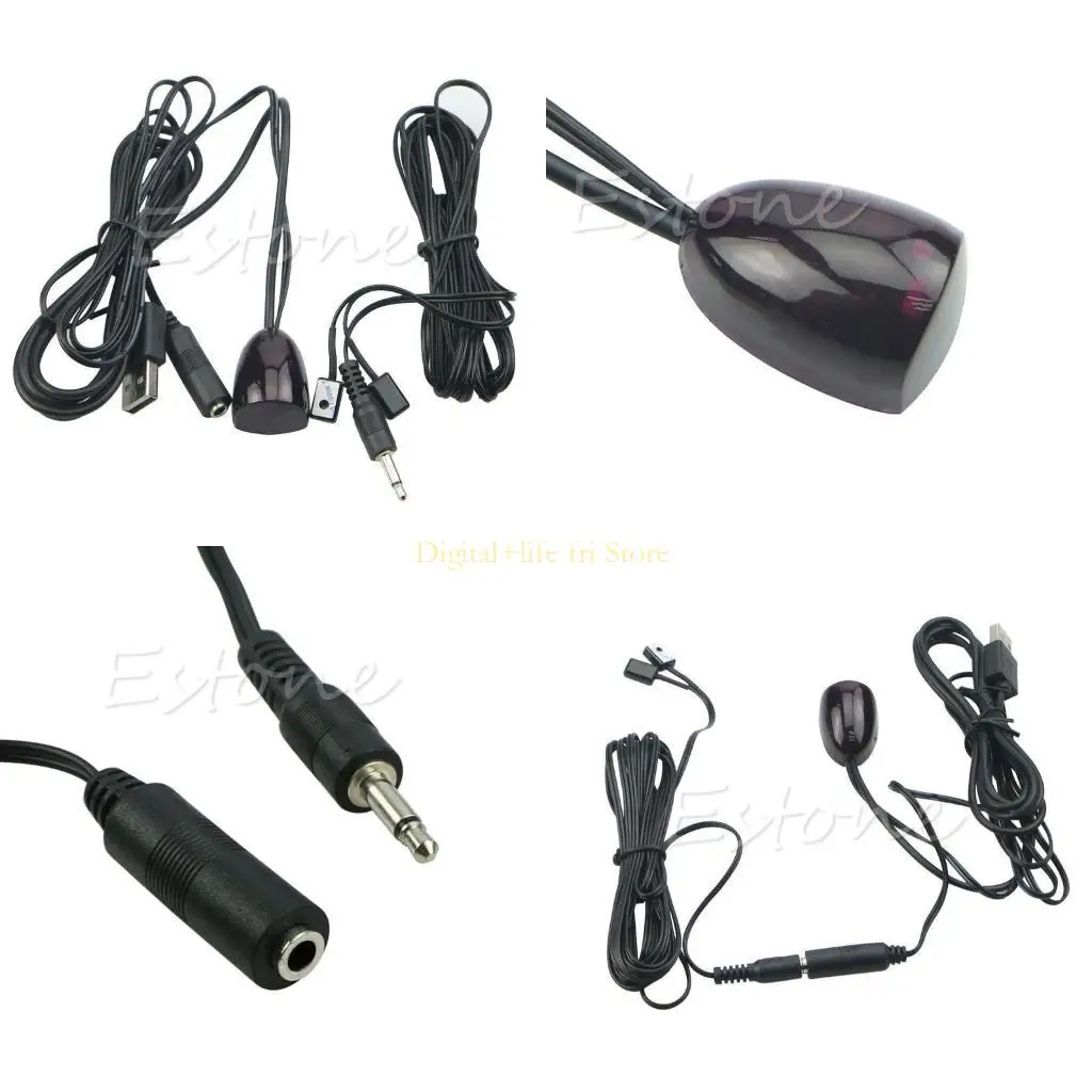 E06D USB Adapter IR Remote Extender Repeater Receiver Transmitter Applies to Alomost All Remote Control Devices