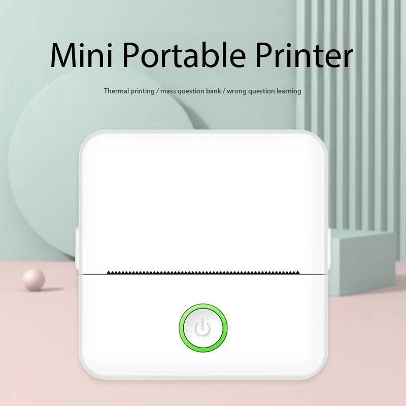 X6 MINI Portable Thermal Printer Wireless Label Memo Machine 200dpi Bluetooth Inkless Pocket Printer Phone Notes Printing Paper