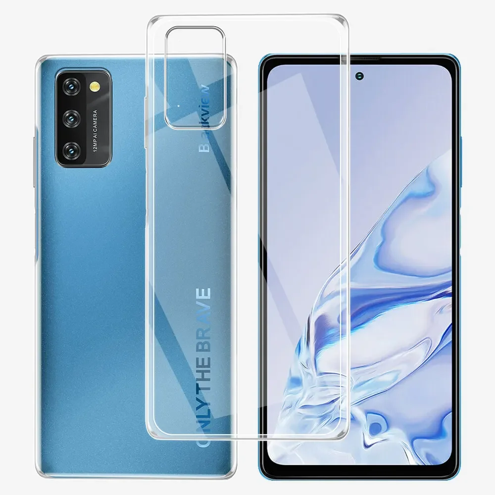 Dla Blackview A100 Case 6.67 "Clear Silicone Soft TPU Cover Dla Blackview A100 Funda Ultra Thin Coque Dla BlackviewA100 Shell