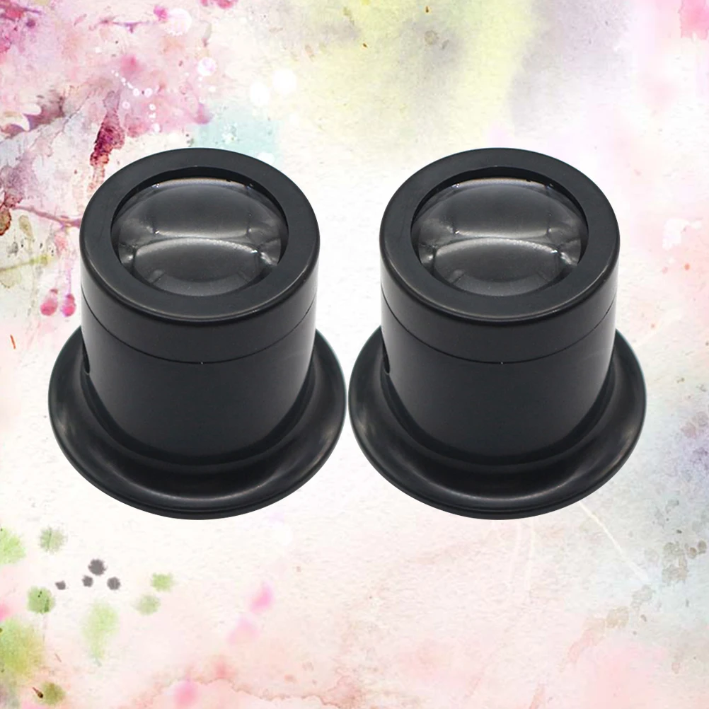 

3pcs Optical Magnifier High Quality Mini Glass Eyepiece 10x Magnification for Watch Maintenance Jewelry Inspection Pocket Clip