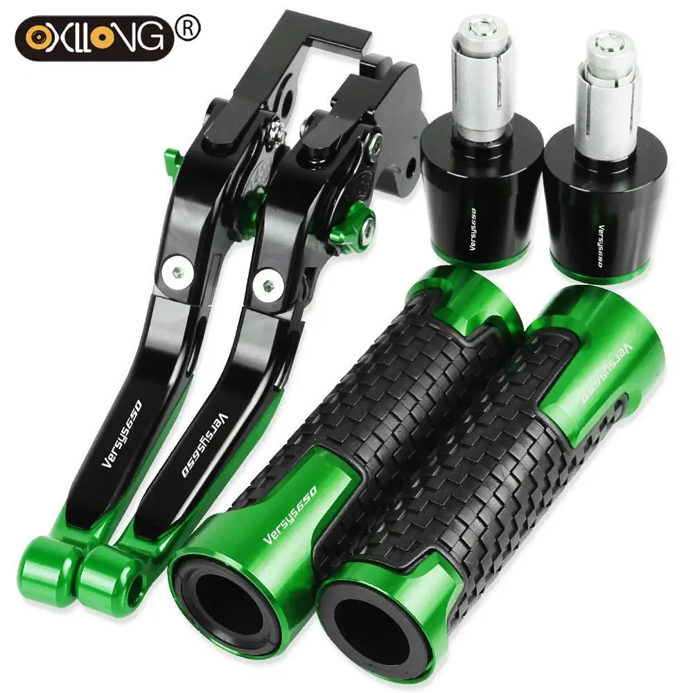 

Motorcycle Brakes Tie Rod Handbrake Brake Clutch Levers Handlebar Hand Grips ends For KAWASAKI VERSYS650cc 2015 2016