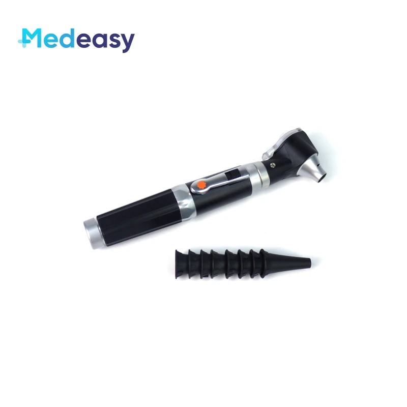 Mini Fiber Optic LED Otoscope, Portable Pocket Otoscope Set for Ear Examination and Diagnosis