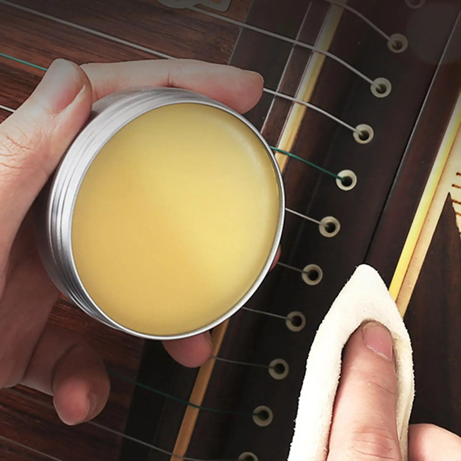 Furniture Beeswax Traditional Care Polish Long Lasting Wood Moisturizer for Instrument Guzheng