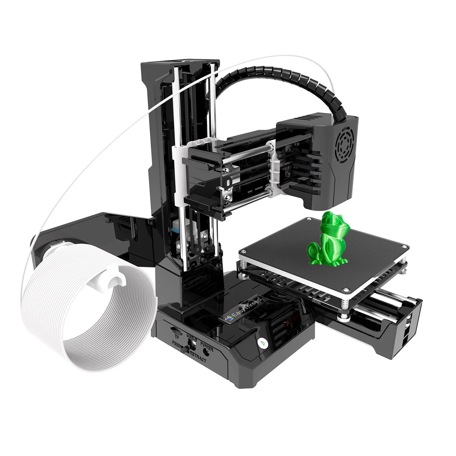 

K9 Mini FDM 3D Printer Entry Level Desktop One Key Printing 100*100mm Compatible PLA TPU 1.75mm Filament For Kids Beginner DIY Gift
