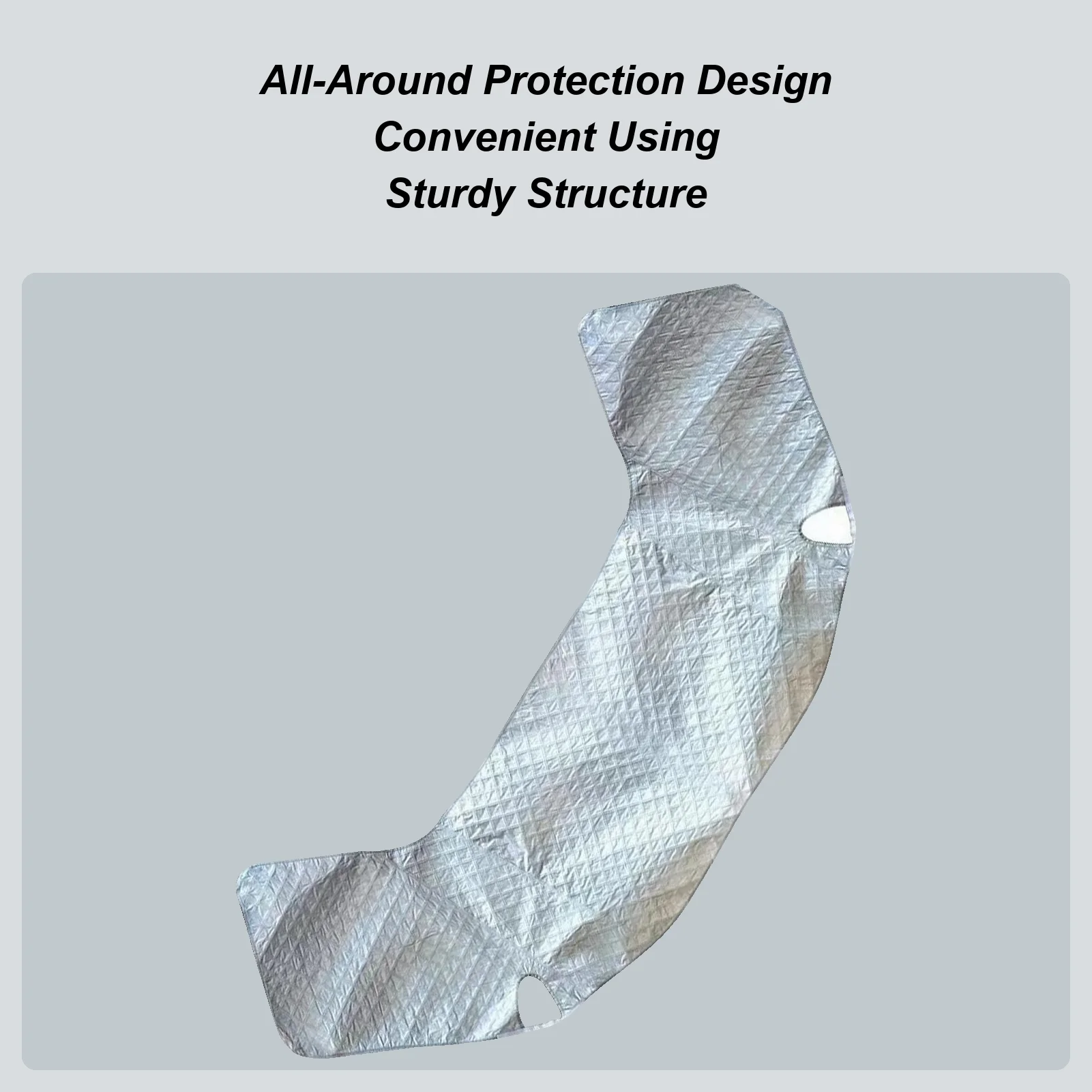 

RV Sunshade Foldable Waterproof Shield Coverage UV Protection RV Windshield Sunshade For Ice Snow Winter Frost Exterior Camping