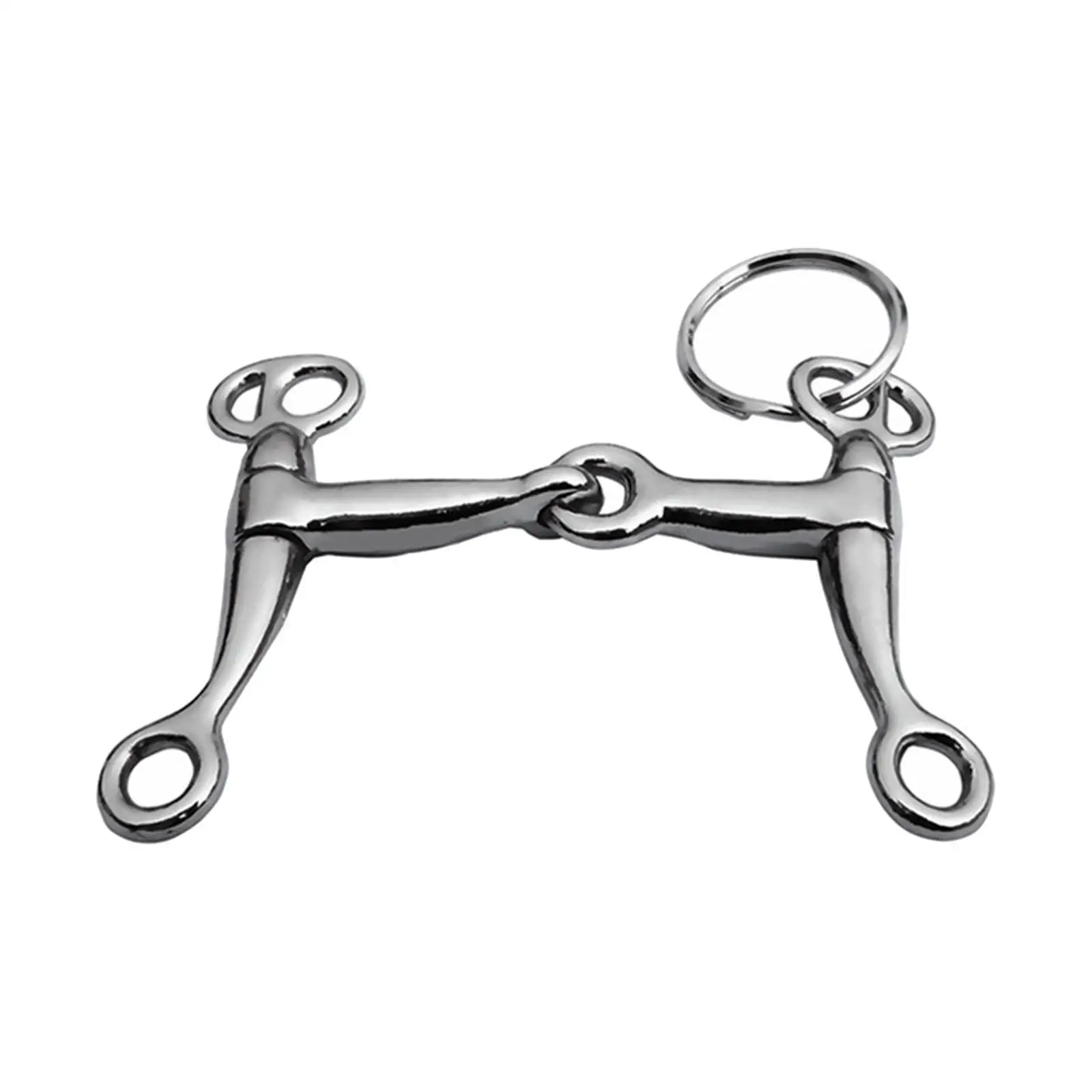 Horse Bit Bag Knot Decoration Charm Lightweight Alloy Horse Bit Keychain Horse Snaffle Bit Bag Chain for Travel Women Wallet