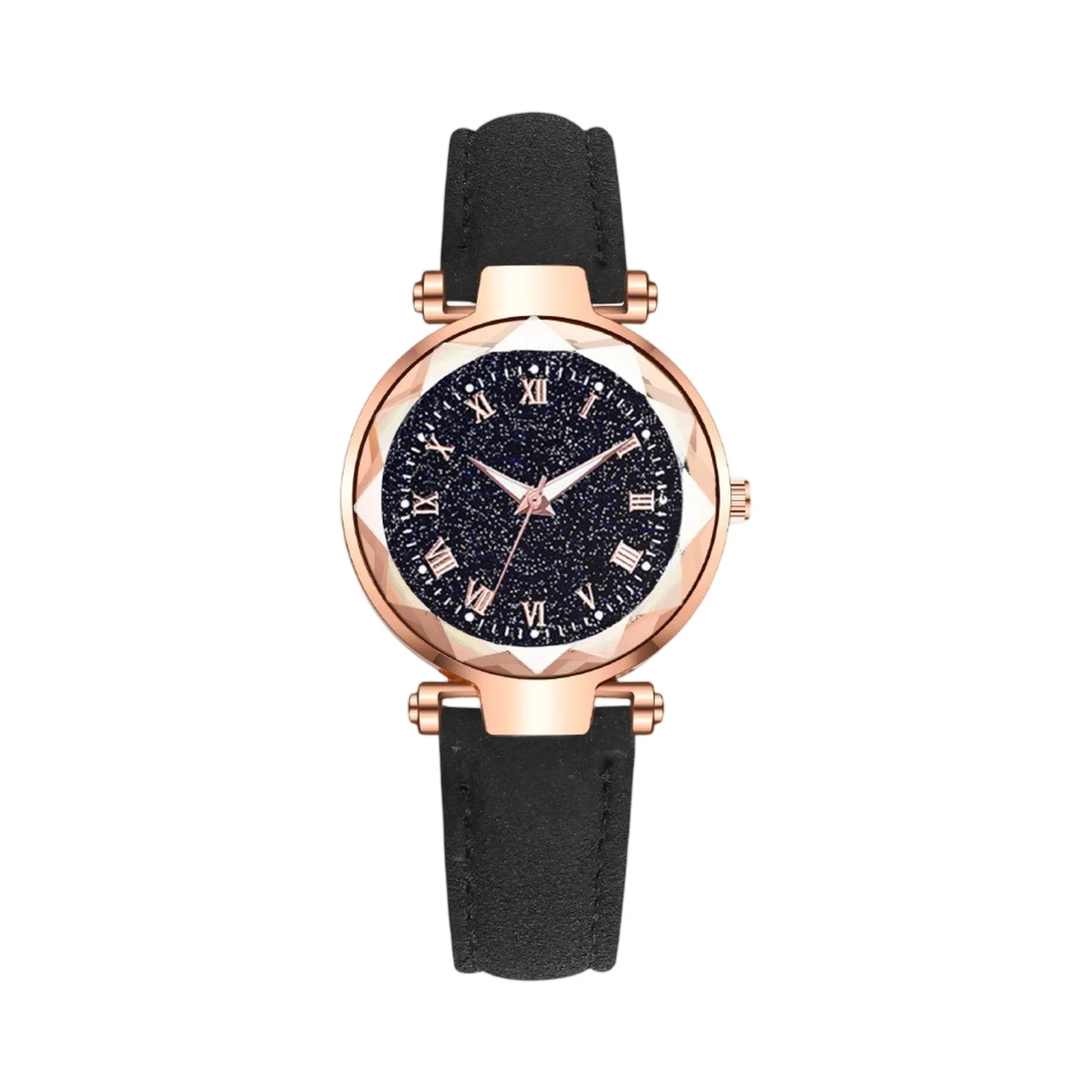 جديد بسيط عادية المرأة خمر نمط ساعة موضة مستديرة الهاتفي حزام من الجلد كوارتز ساعة اليد أنيقة الإناث الديكور اليومي