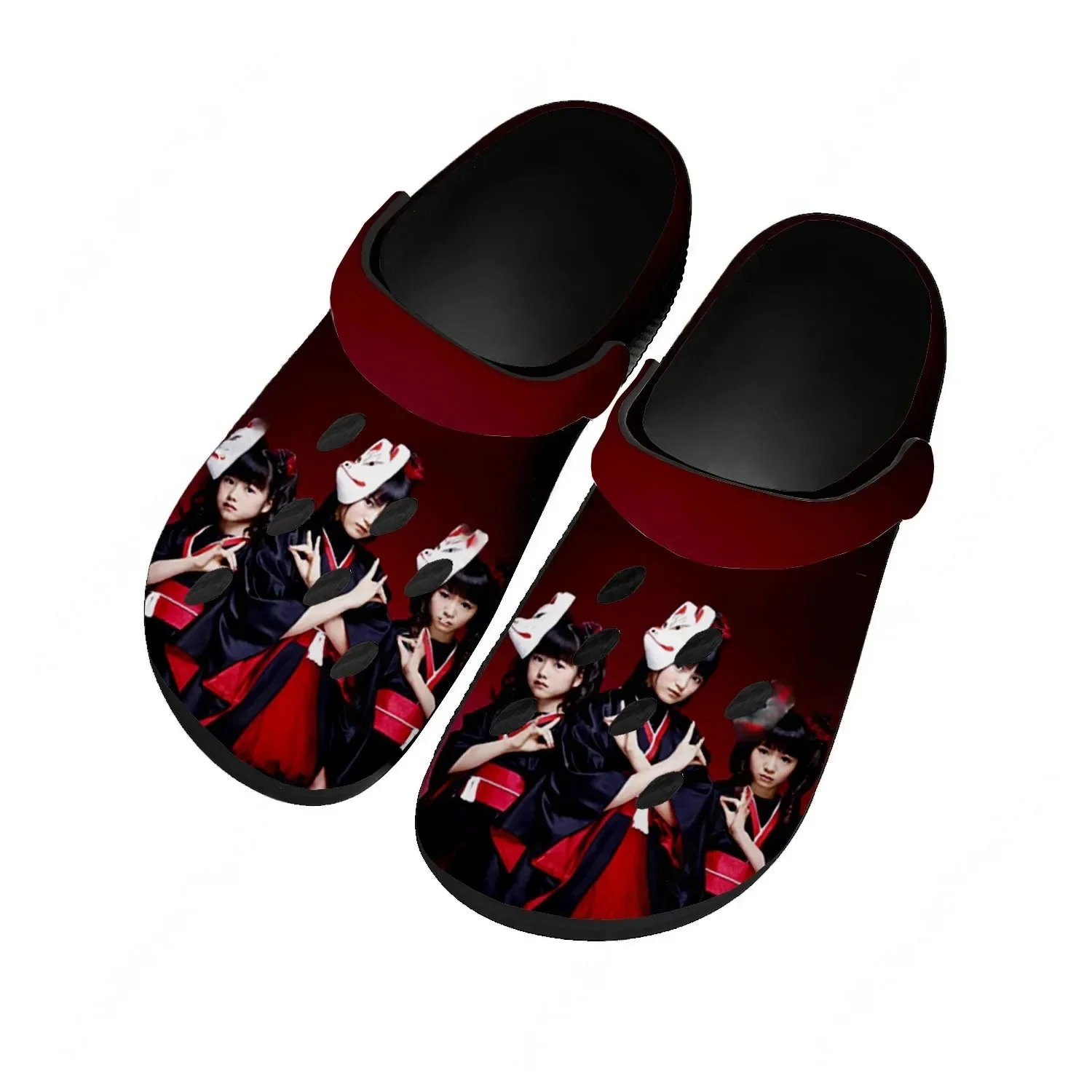 

Babymetal Band Water Shoes Men Women Teenager Comfortable Home Garden Clogs Custom Sandals Breathable Hole Slippers