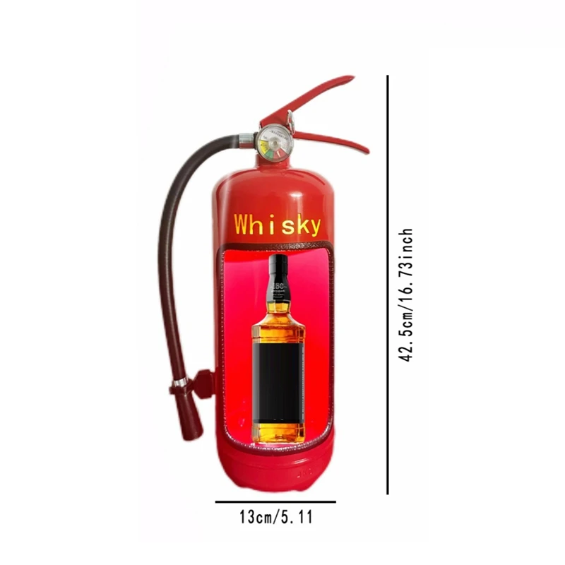 Fire Extinguishers Mini Bar, Novelty Fire Extinguishers Mini Bar Recycle Man Cave Quirky Gift For Whisky Loving Fireman