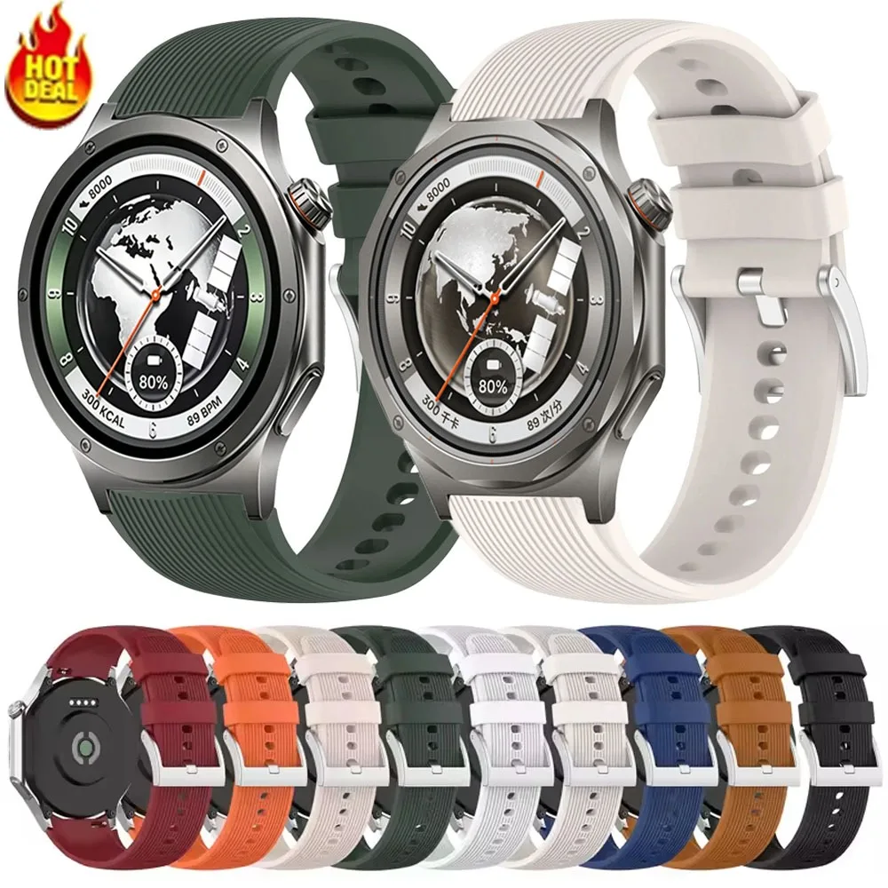 Bracelet en silicone souple officiel pour Oneplus Watch 4/Lite/3/2R, bracelet respirant pour OPPO Watch X3 S X2, accessoires de ceinture