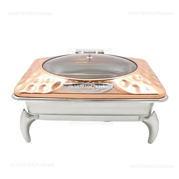 

Оборудование для ресторана, нагревательный элемент, жаровня, розовое золото, кованая латунная жаровня, электрический нагреватель 64115