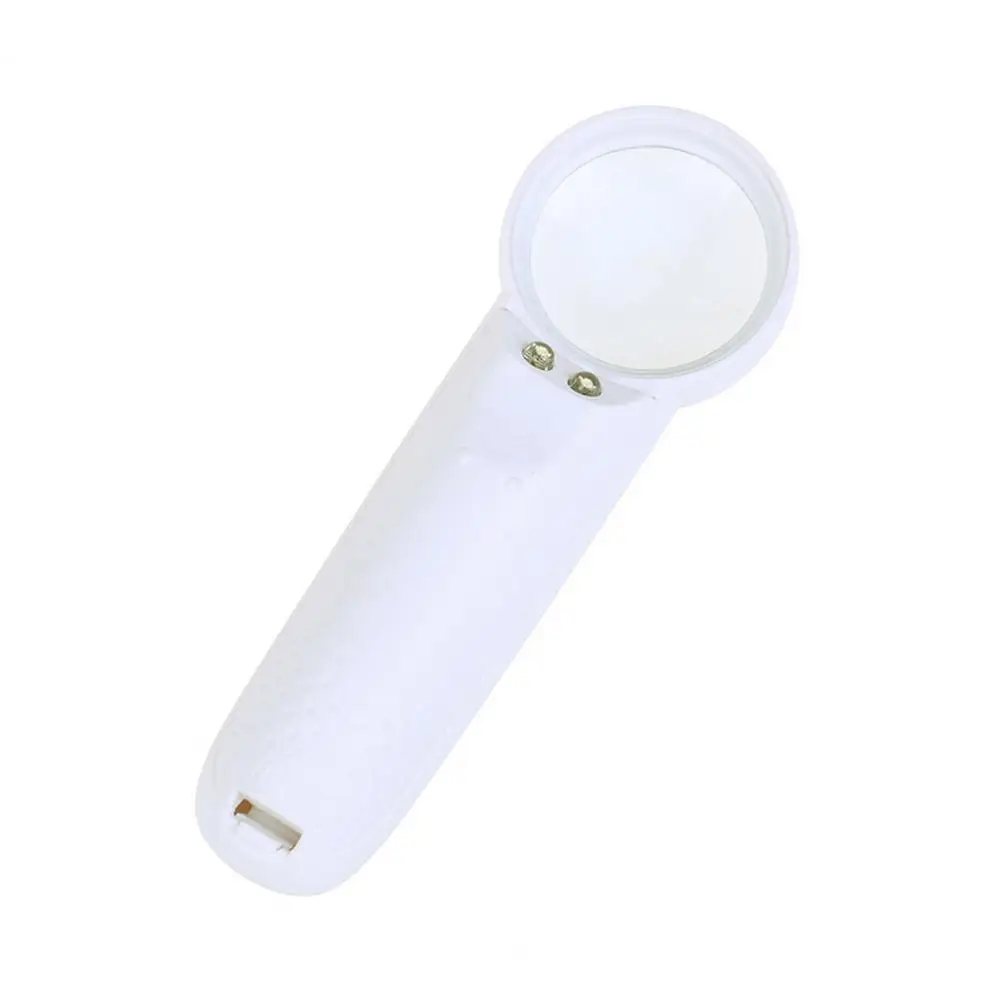 1 Set Magnifying Glass  Practical Mini Magnifier Glass Loupe Pocket Tool  Portable LED Magnifier