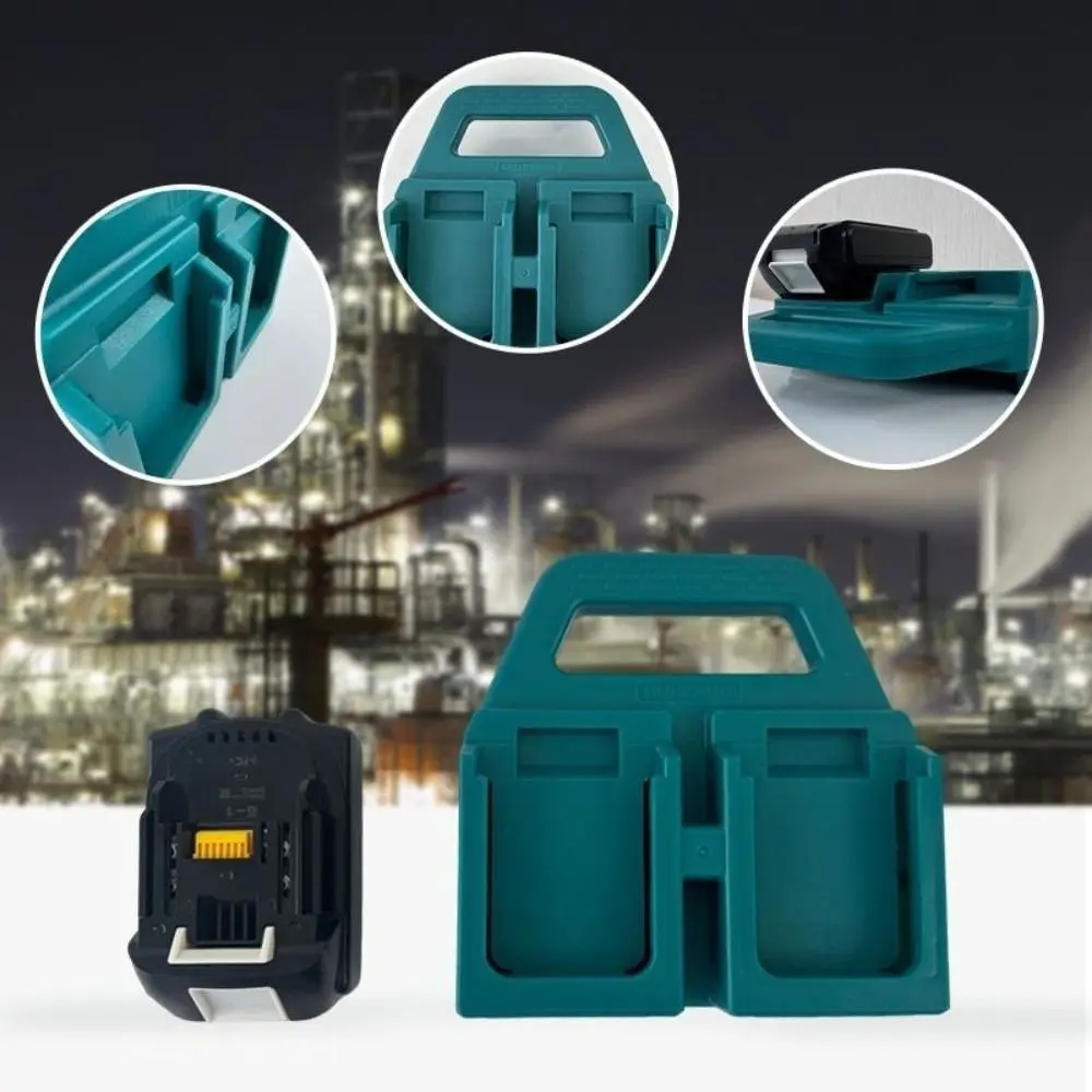 

Portable Lithium Battery Storage Rack Handheld Storage Basket Battery Mount Holder for Makita 18V Battery