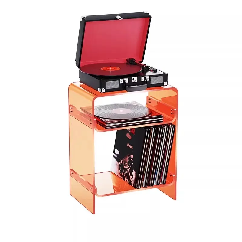 #Acrylic mobile coffee table luxury high-end sofa side table designer bedroom small desk bedside locker coffee table