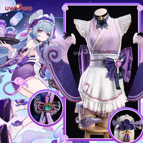IN STOCK UWOWO Yumemizuki Mizuki Cosplay Game Genshin Impact Yumemizuki Mizuki Cosplay Costume Plus Size 3XL Halloween Costume