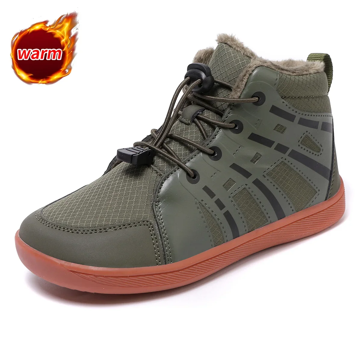 

Новинка 2023 года, детская высокая хлопковая обувь, нескользящие непромокаемые теплые зимние ботинки на флисовой подкладке, зимняя уличная обувь