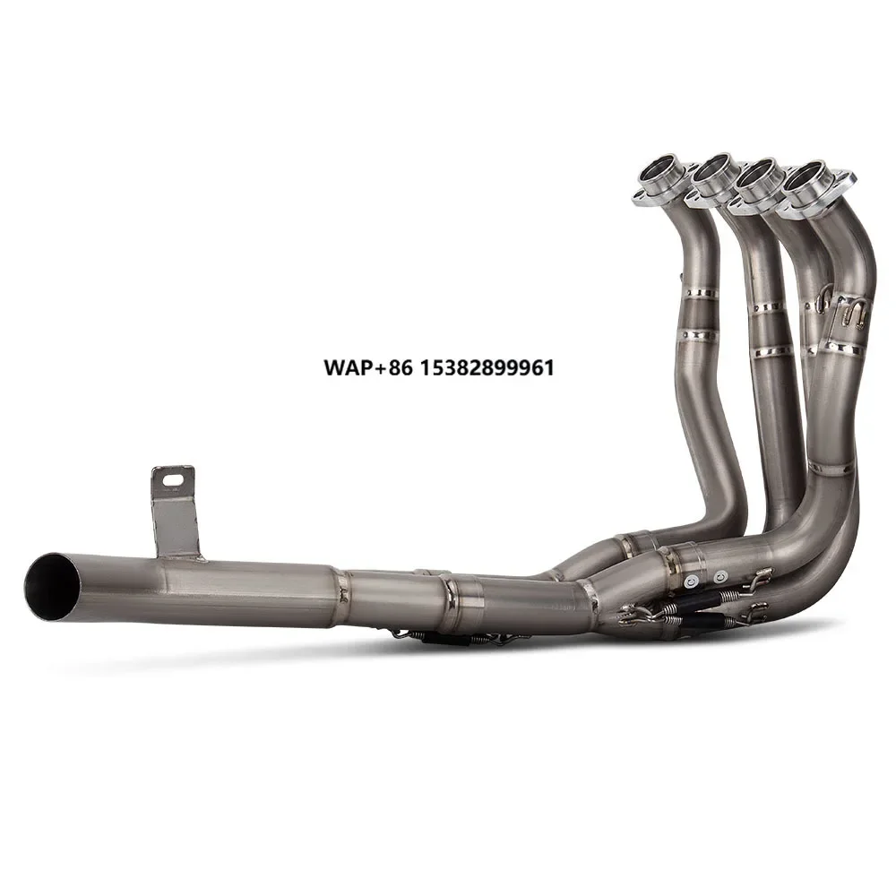 Motorcycle Exhaust Modify Kit Escape Full Titanium Front Link Pipe Fit Original Muffler Racing Line for  Z900 2017-2019