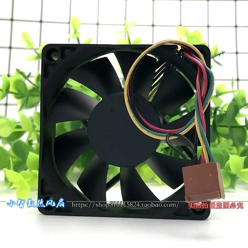 Original DA07520B12U 7520 7.5cm 12V 0.52A 4-wire PWM intelligent speed control server chassis CPU fan